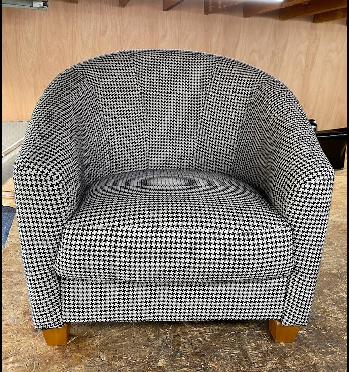 Worn boat squabs before marine upholstery work in Tasman